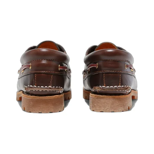 Noreen 3-Eye Lug Handsewn Boat Shoes