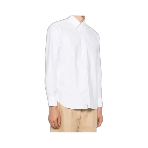 Button-Down Collar Canvas Shirt