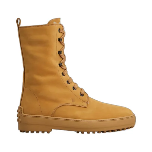 Lace-Up Gommino Boots