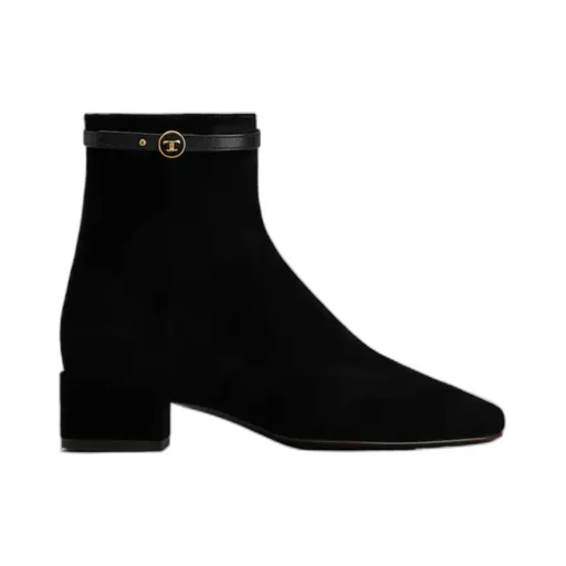 Logo Plaque Ankle Boots
