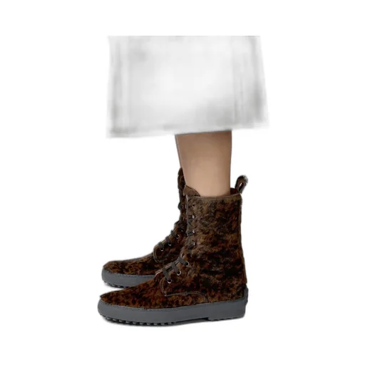 Lace-Up Ankle Boots