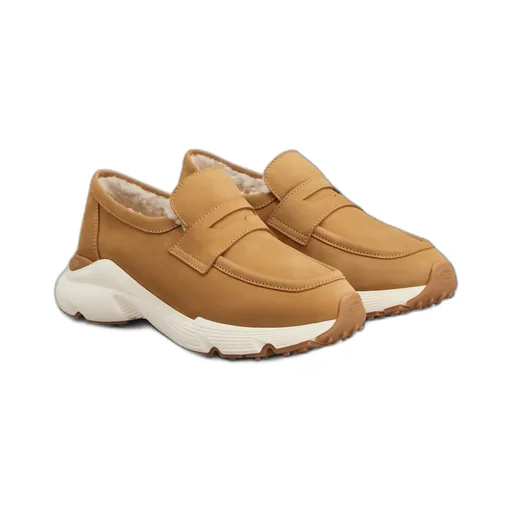 Round-Toe Slip-On Sport Loafers