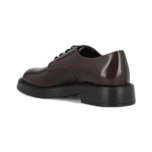 Lace-Up Leather Derby Shoes