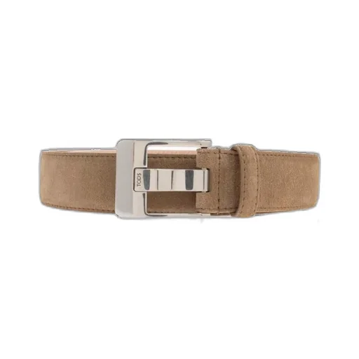 Suede-Leather Buckle Belt