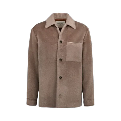 Loose-Fit Wool Shirt Jacket