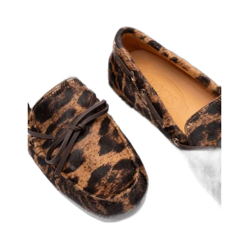 Leopard-Print Loafers