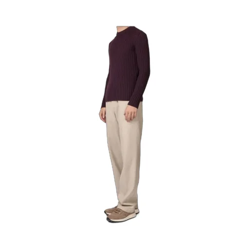 Ribbed Crew-Neck Sweater