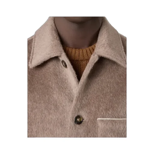 Loose-Fit Wool Shirt Jacket