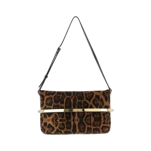 Animal-Print Clutch Bag