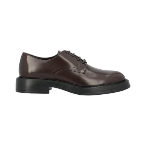 Lace-Up Leather Derby Shoes