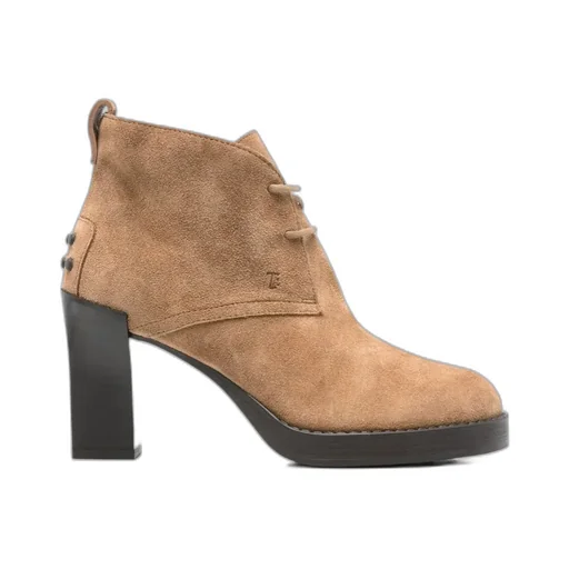 Lace-Up Suede Boots