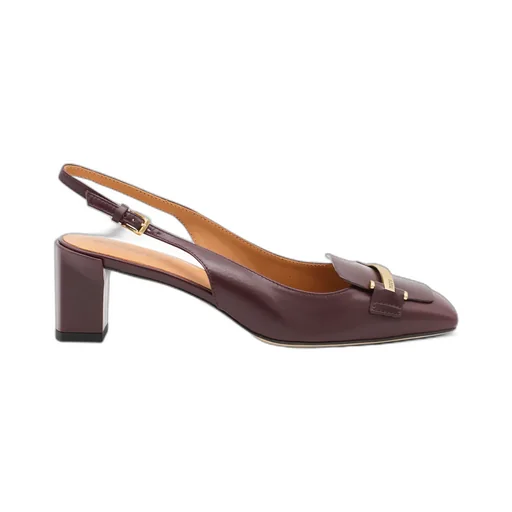 Block Heel Slingback Pumps