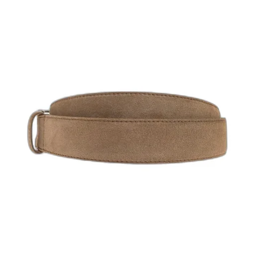 Suede-Leather Buckle Belt
