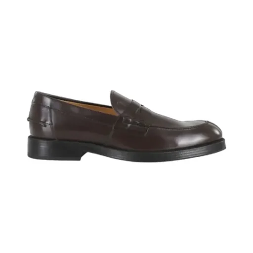 Logo Embossed Slip-On Loafers