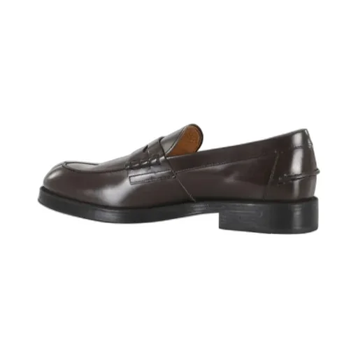 Logo Embossed Slip-On Loafers
