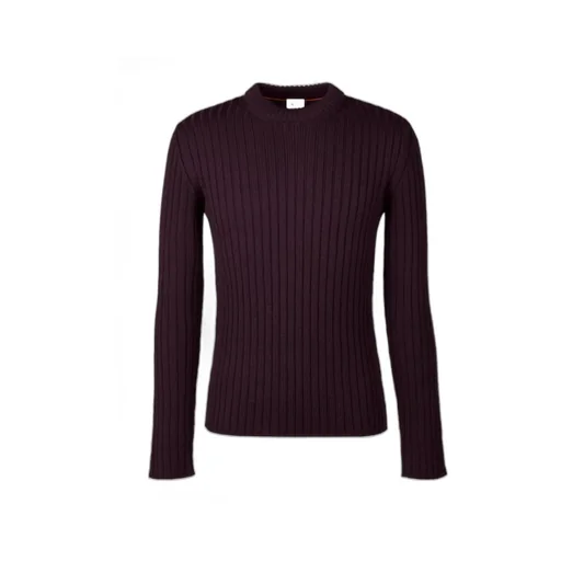 Ribbed Crew-Neck Sweater