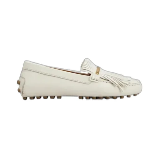 Fringed Leather Loafers