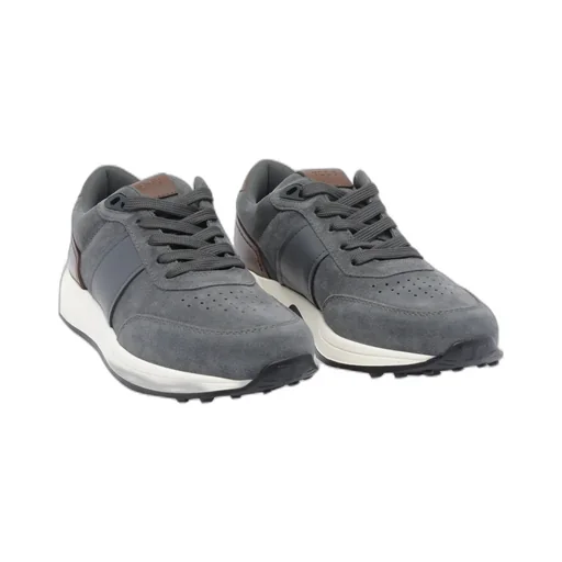Panelled Lace-Up Sneakers