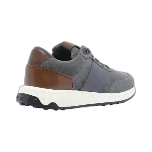 Panelled Lace-Up Sneakers