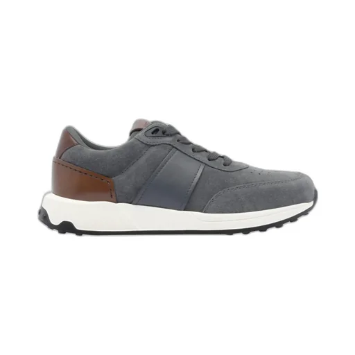 Panelled Lace-Up Sneakers