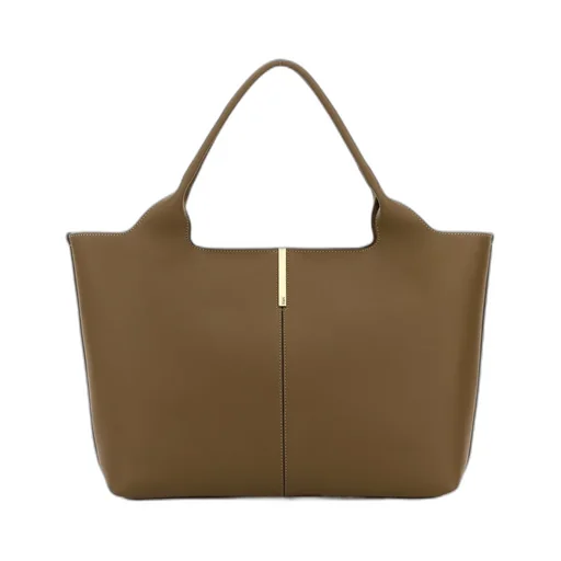 Logo Plaque Medium-Small Shopping Bag