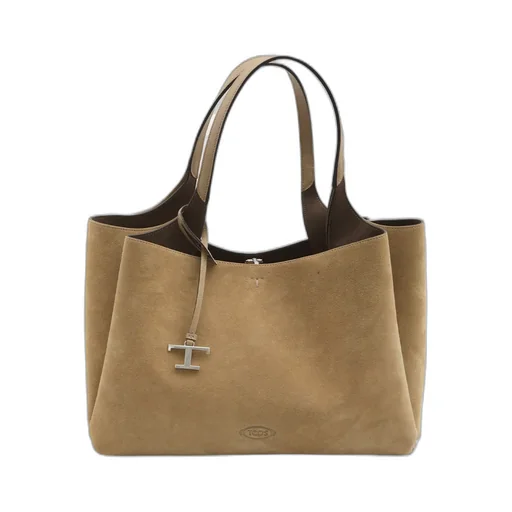 Suede Leather Shopping Bag