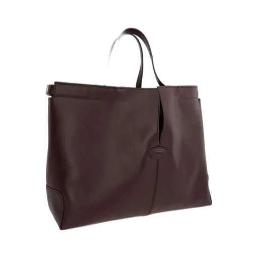 Slit-Detailed Top Handle Bag