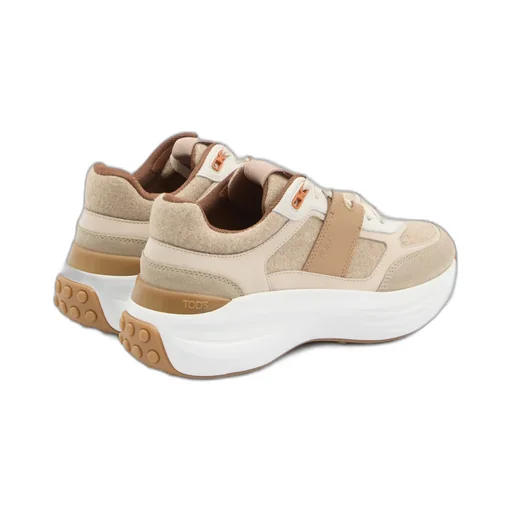 Round-Toe Lace-Up Sneakers