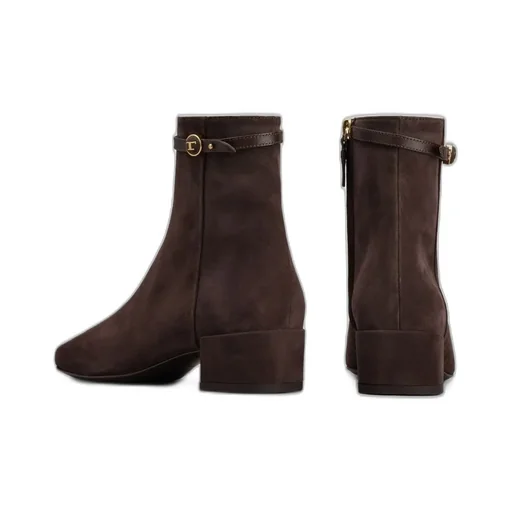 Logo Plaque Ankle Boots