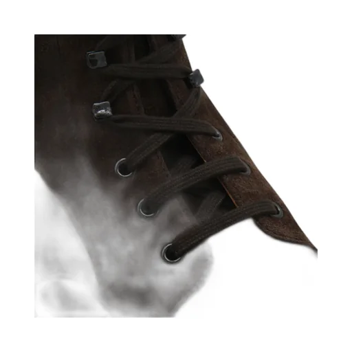 Suede Combat Boots