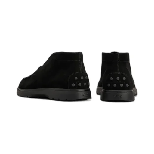 Lace-Up Suede Desert Boots