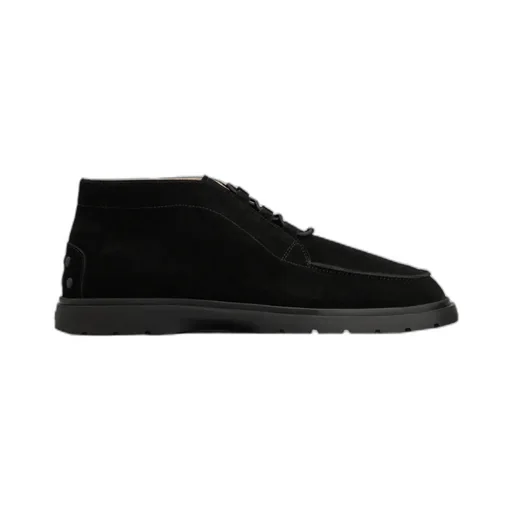 Lace-Up Suede Desert Boots