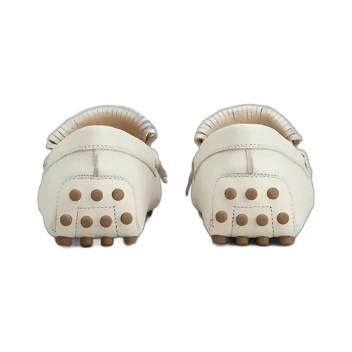 Fringed Leather Loafers