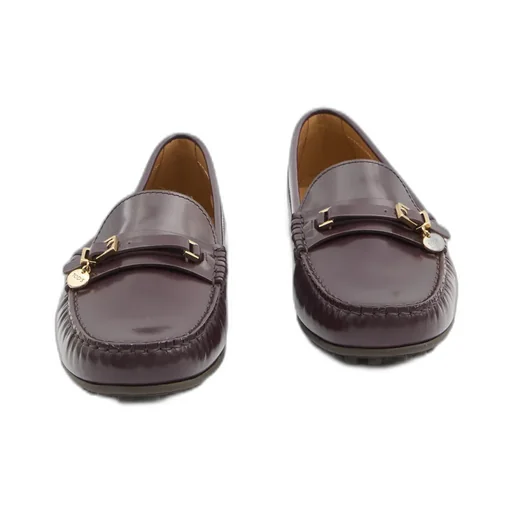 Logo Plaque Buckle Loafers