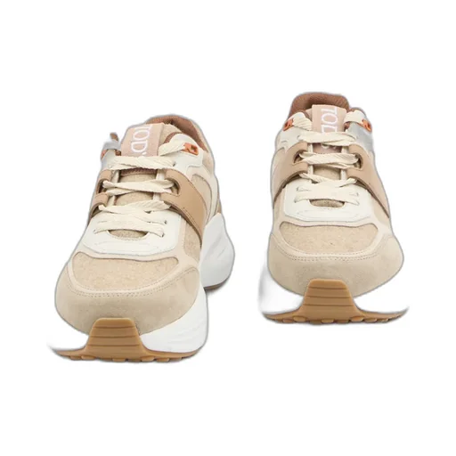 Round-Toe Lace-Up Sneakers
