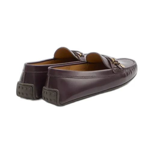 Logo Plaque Buckle Loafers