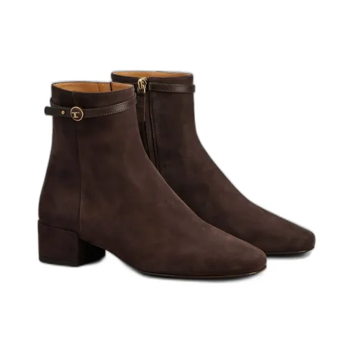 Logo Plaque Ankle Boots