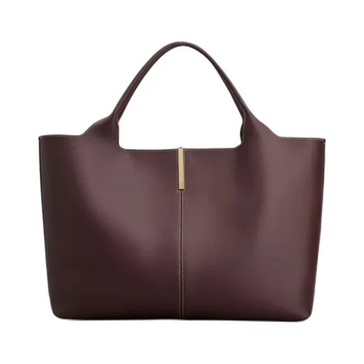 Logo Engraved Medium Shopping Bag
