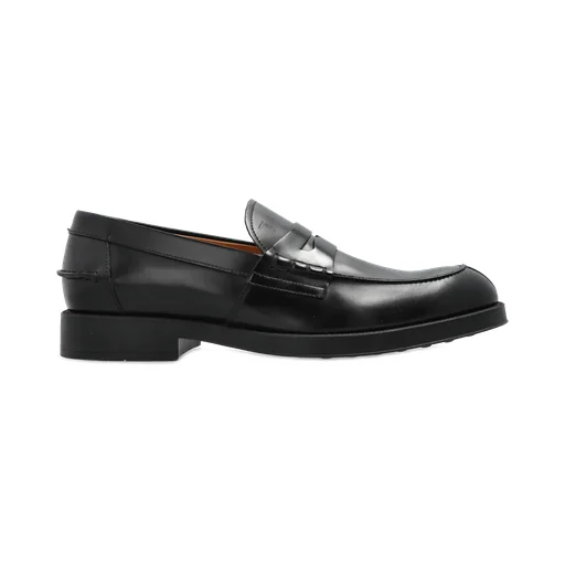 Logo Embossed Slip On Loafers