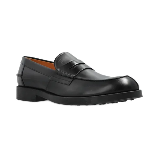 Logo Embossed Slip On Loafers