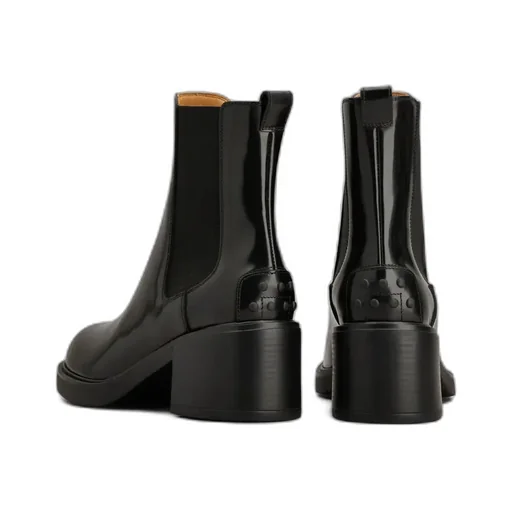 Block Heel Chelsea Boots