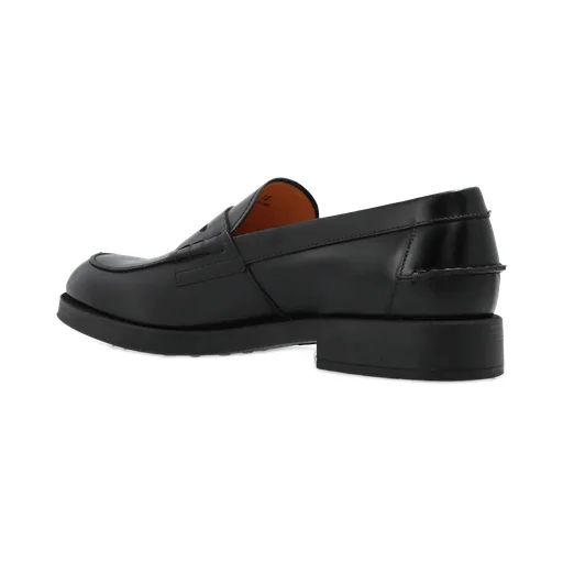 Logo Embossed Slip On Loafers