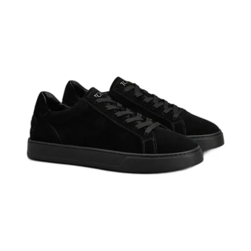Logo Printed Round Toe Sneakers
