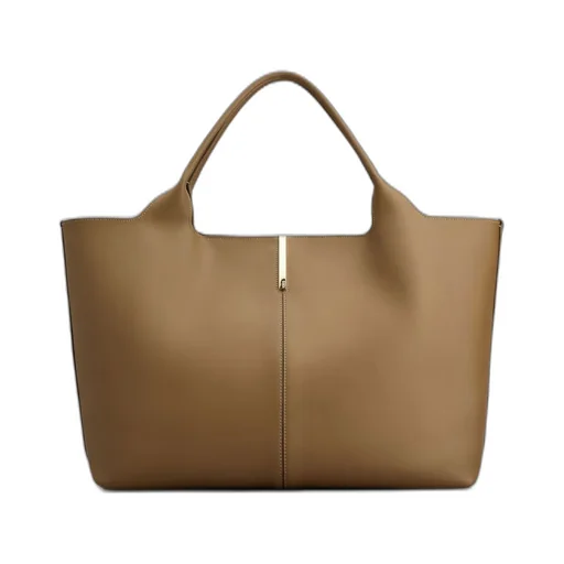 Logo Engraved Medium Shopping Bag