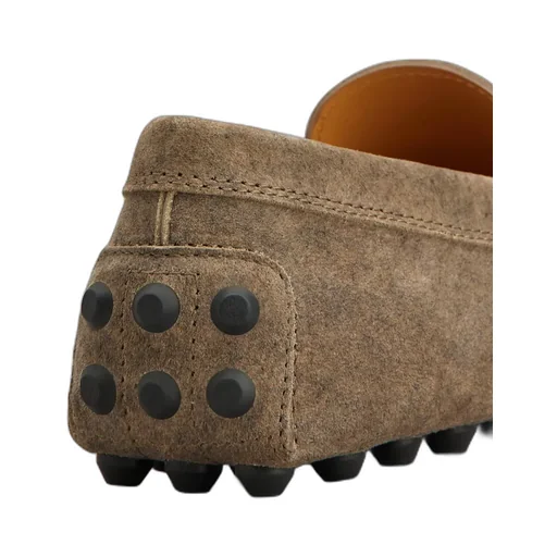 Round-Toe Slip-On Loafers