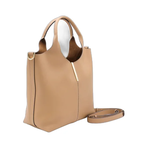 Logo Engraved Small Shopper Bag