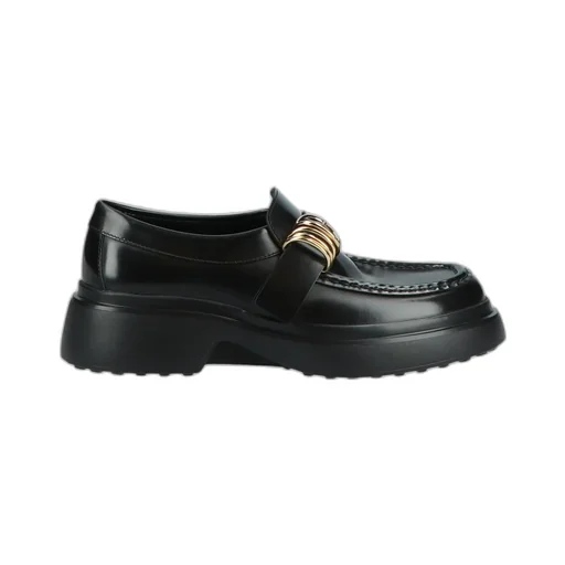 Rings Buckle Slip-On Loafers