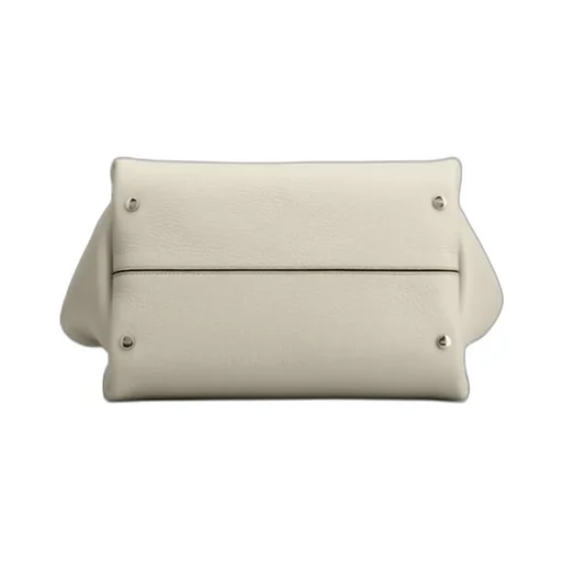 Logo Plaque Top Handle Bag