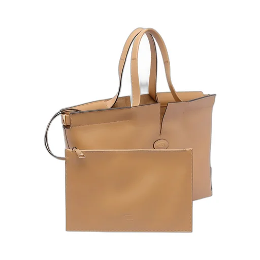 Logo Debossed Medium Tote Bag