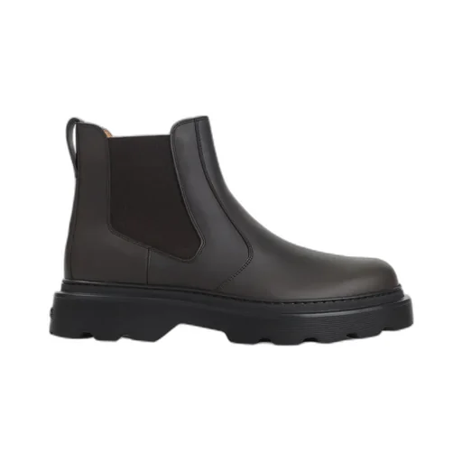 Round Toe Slip-On Ankle Boots
